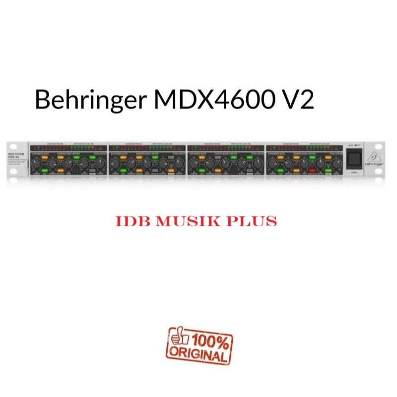 Behringer MDX4600 MDX 4600 V2 Compressor 4 Ch Limiter Gate Original