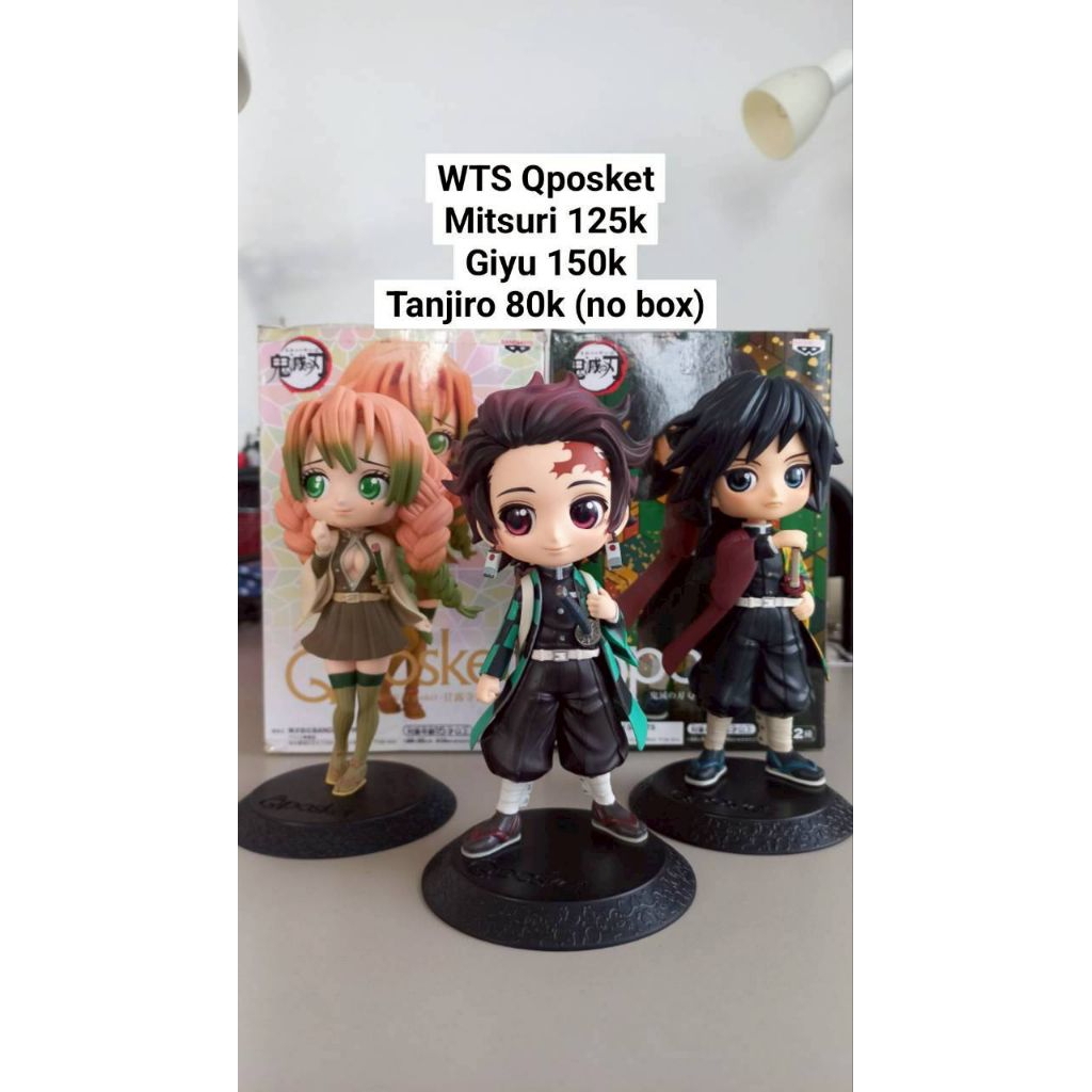 Qposket Giyu Tomioka Tanjiro Mitsuri Demon Slayer