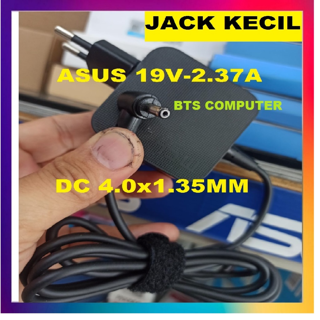 Adaptor Charger Laptop Asus X441 X441UA X441UV X441UR X441U X441SA 19V-2.37A DC4.0x1.35 Jack Kecil