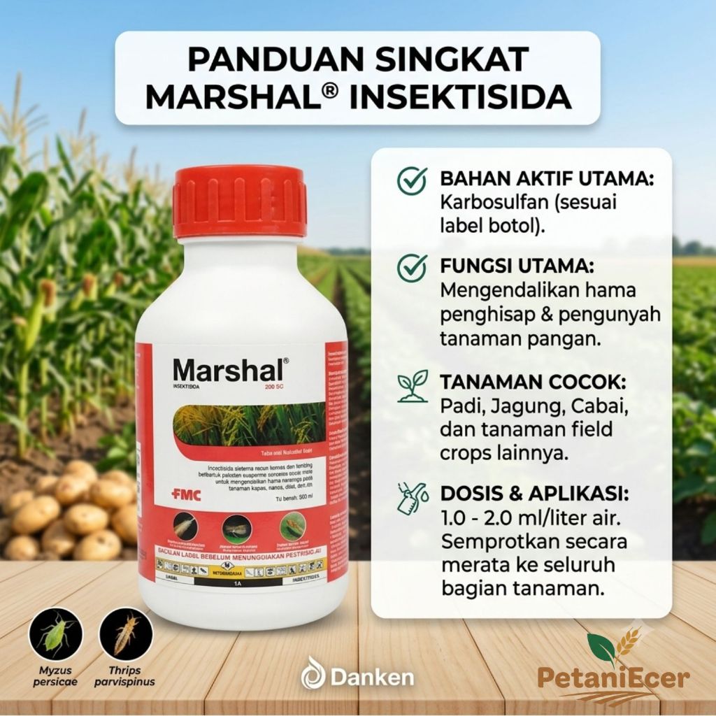 Marshal 200 SC insektisida sistemik dan akarisida 500 ml