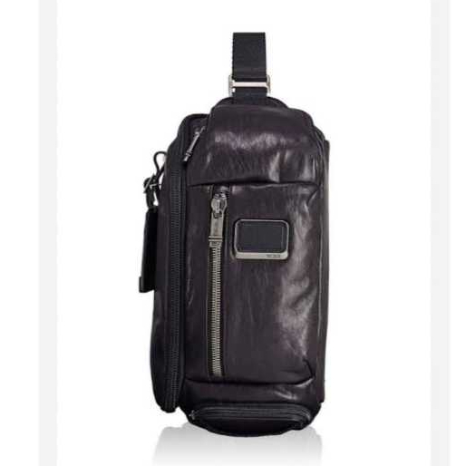 TUMI ALPHA BRAVO LEATHER KELLEY