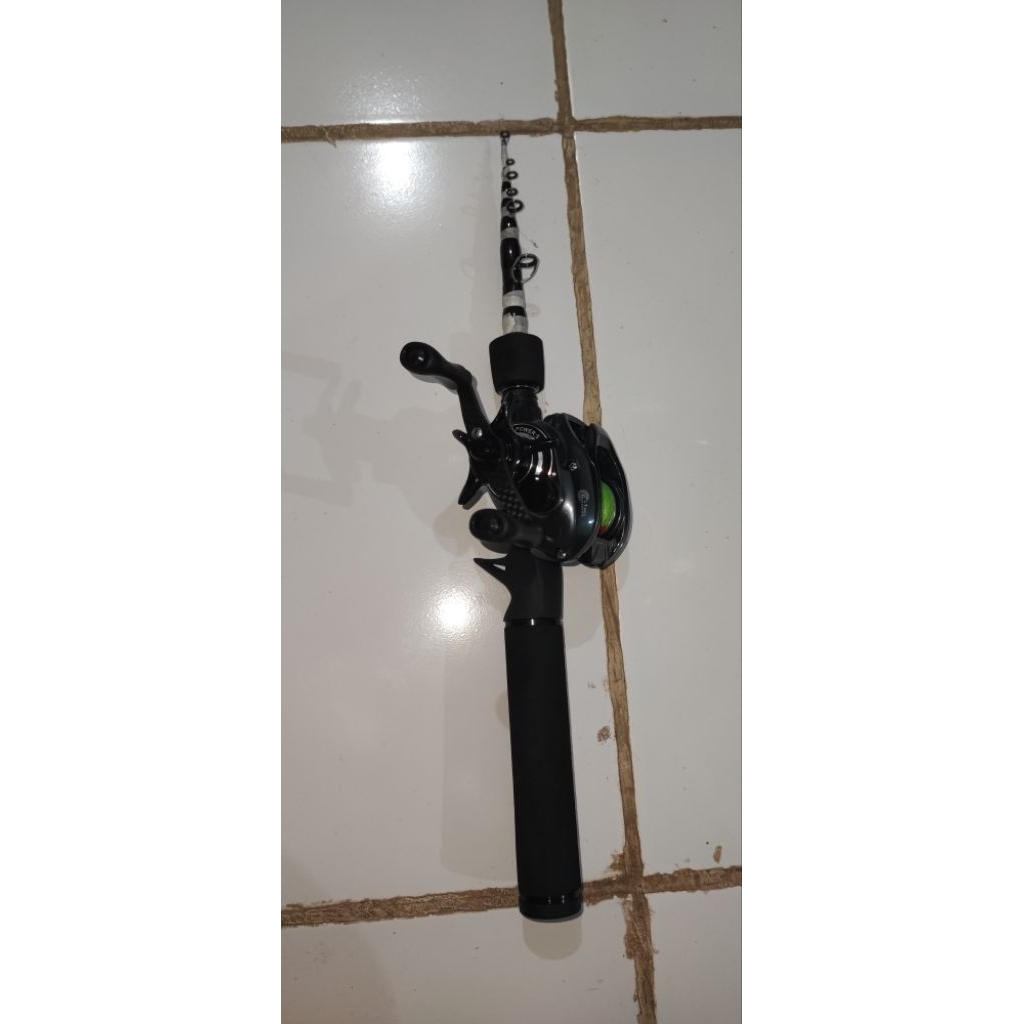 Set Joran Teleskopik custom + Reel BC Kenzi Zenix