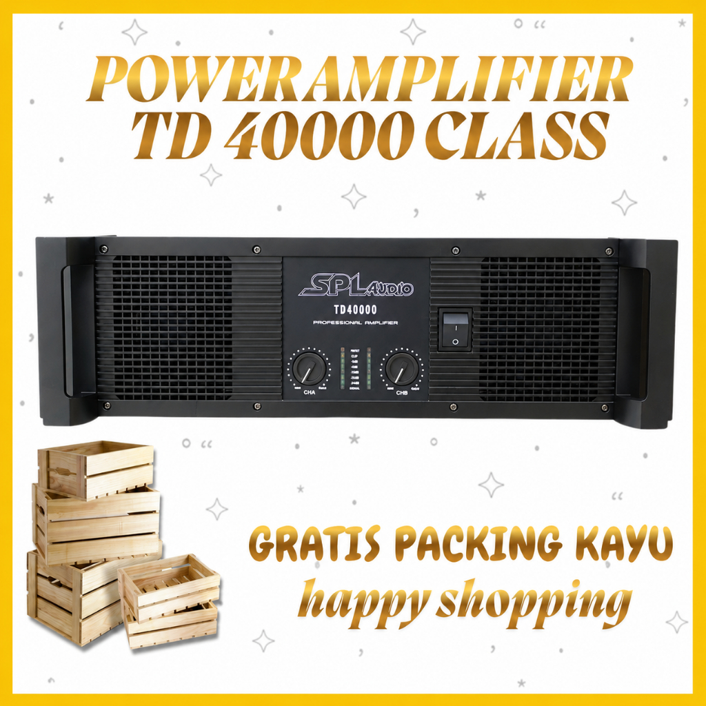 POWER AMPLIFIER  SPL AUDIO CLASS TD 40000