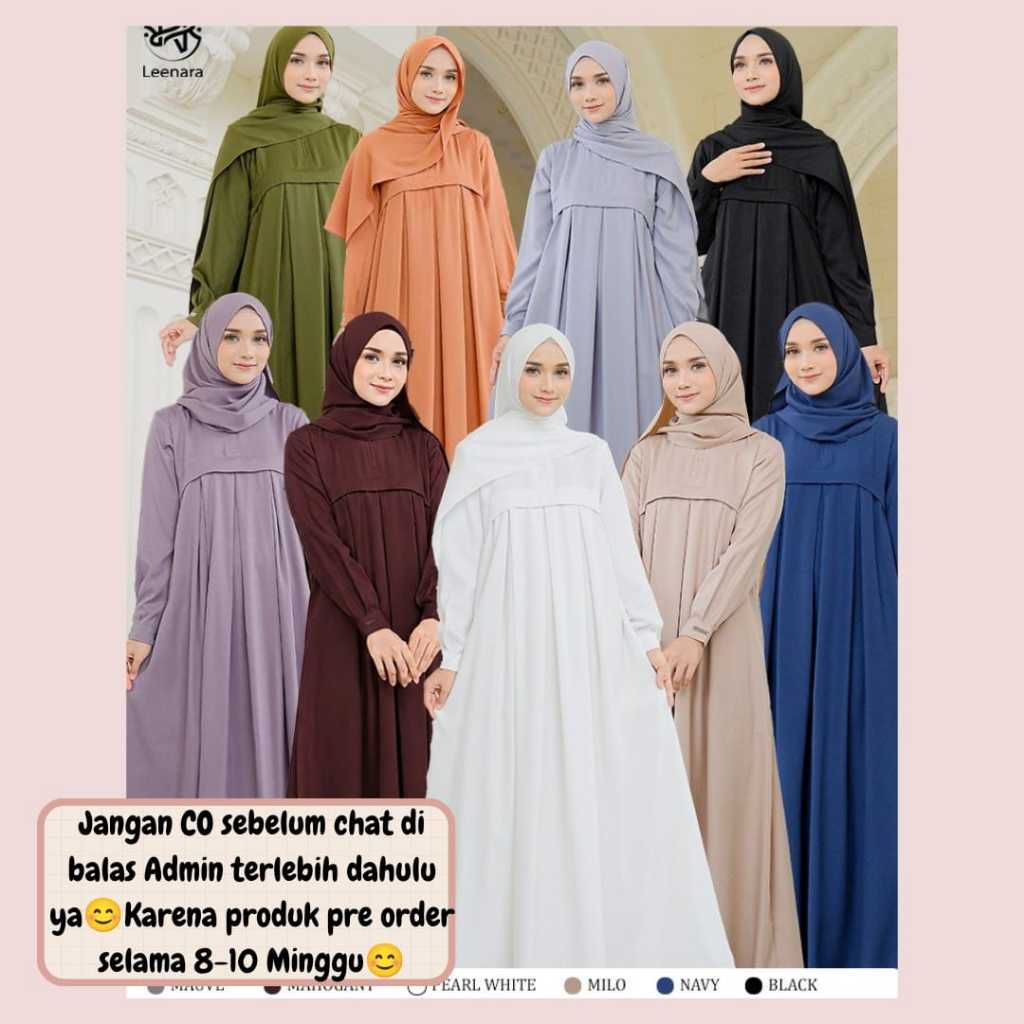 Ningrat series by Leenara OPEN PRE ORDER (READY AGUSTUS 2026) gamis cantik