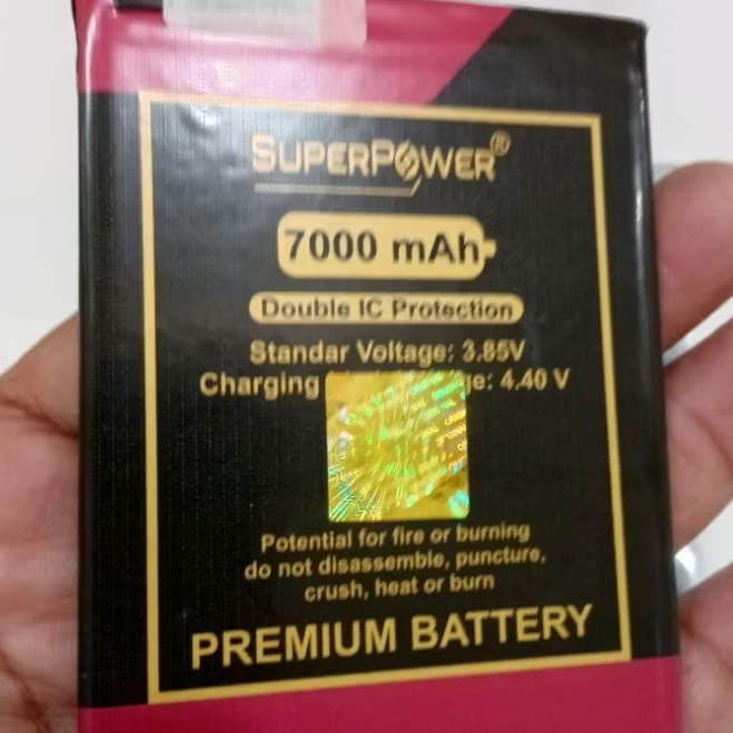 VIVO B-G2  Vivo V15 Double Power 7000mah 2iC Baterai VIVO V5 / B-G2 DOUBEL POWER 7000mAH Battery NeW