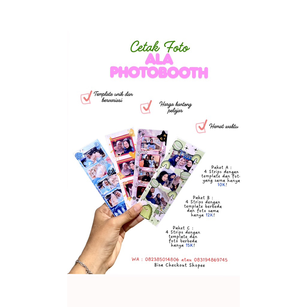 Cetak Foto Ala Photobooth