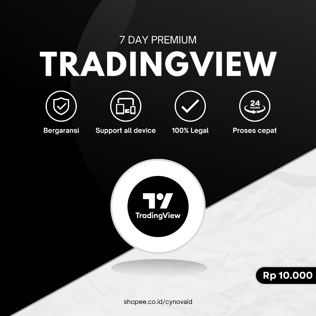[PROMO] TRADINGVIEW PREMIUM 1 BULAN BERGARANSI
