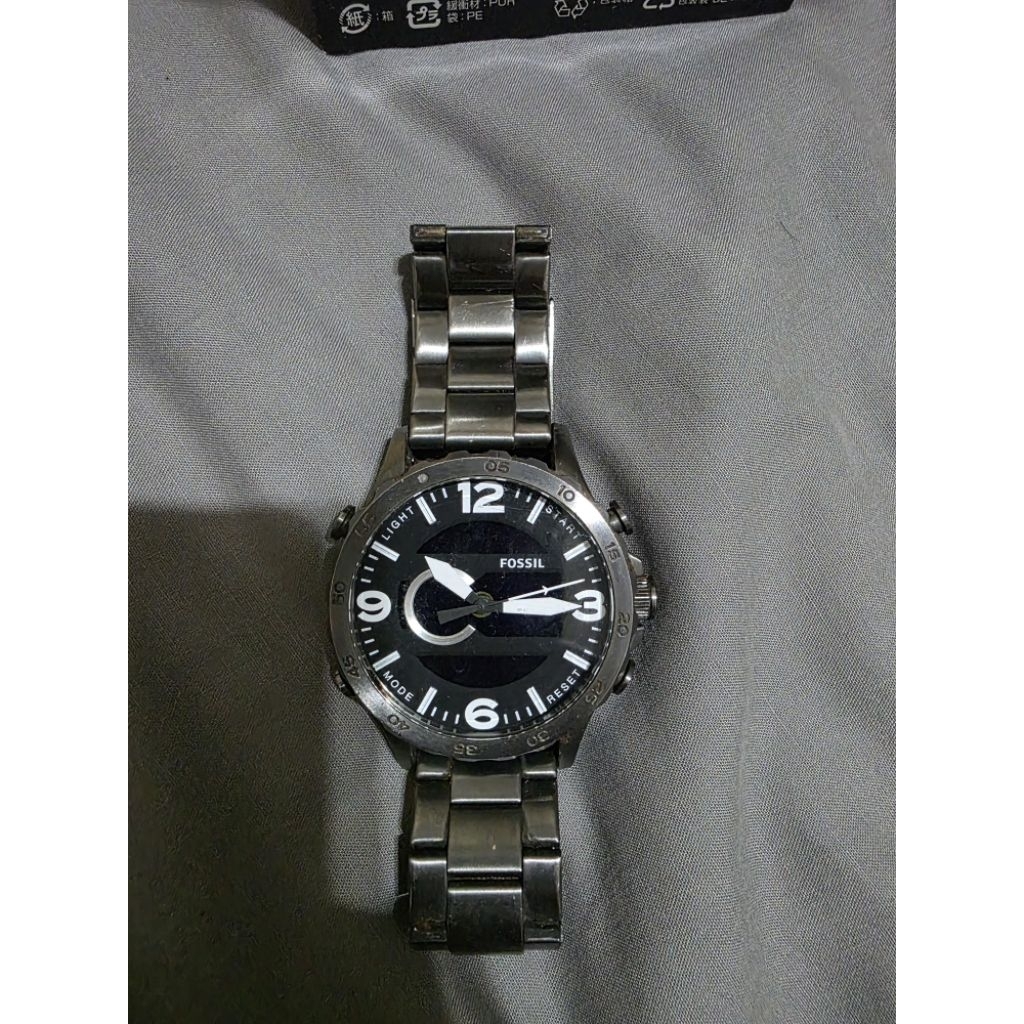 Jam Tangan Fossil Watch Nate Digital Analog JR1491
