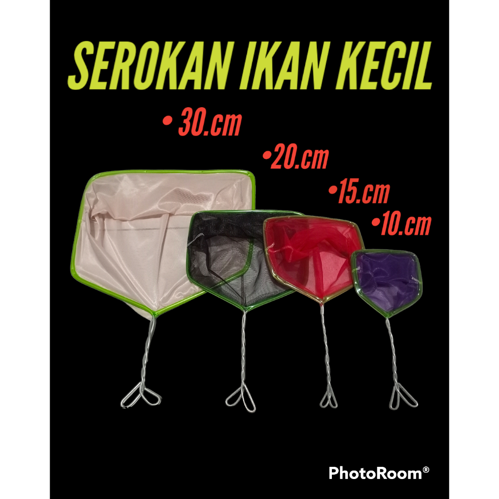 SESER SEROK IKAN KECIL HALUS AQUARIUM