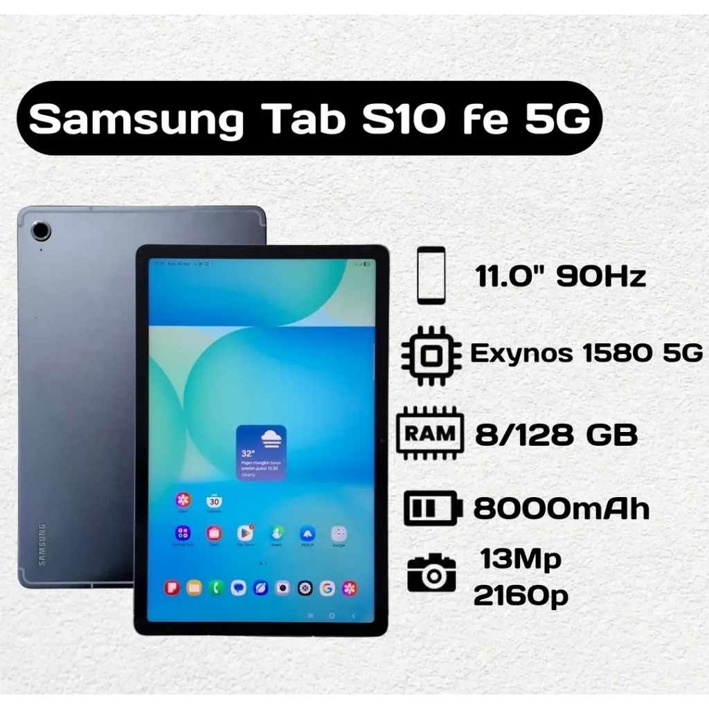 Samsung Galaxy Tab S10 fe 5G 8/128 GB Second