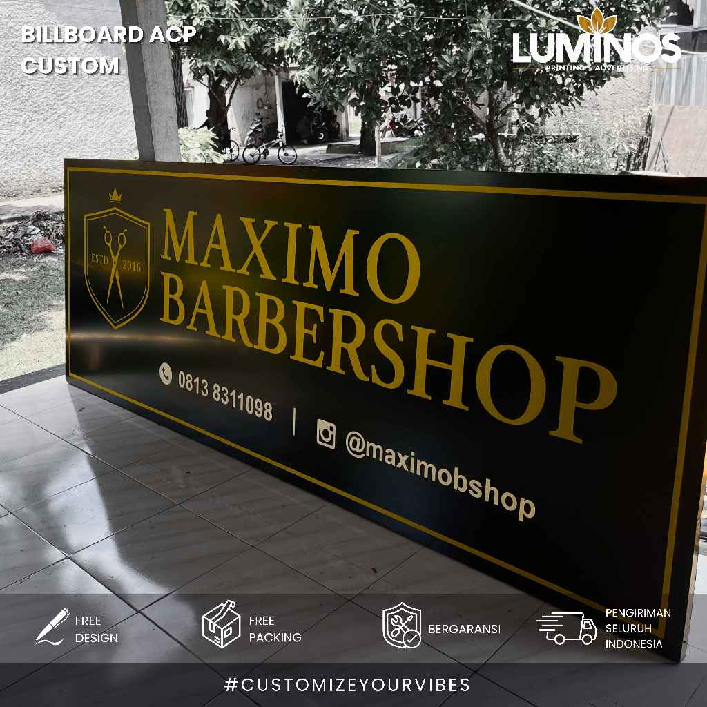Custom Billboard ACP Papan Nama Toko | Reklame
