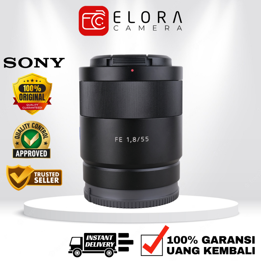 Sony FE 55mm F1.8 Zeiss / Lensa Sony FE 55 mm F 1.8 Zeiss