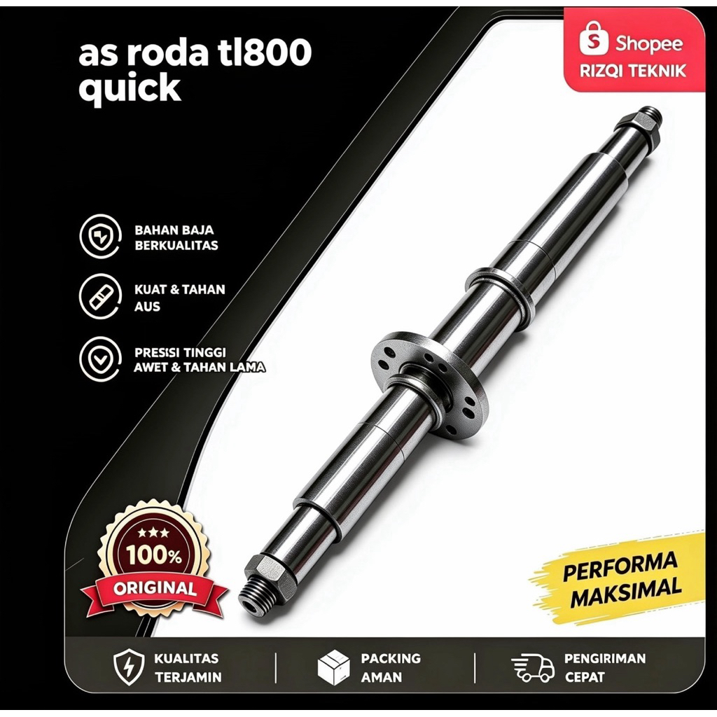 MAIN SHAFT/AS RODA TRAKTOR TL800 QUICK