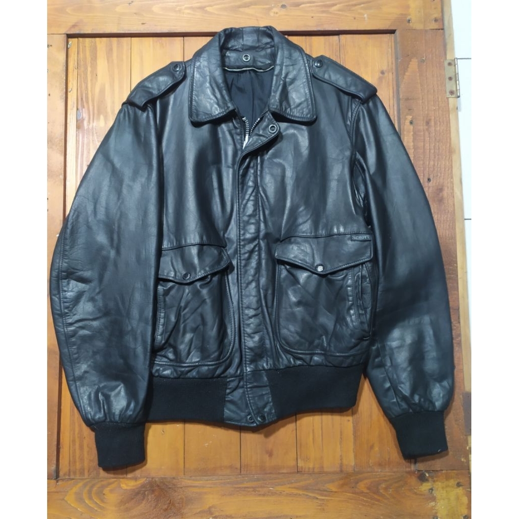 JAKET KULIT PILOT SCHOTT 184SM NOT LINNER