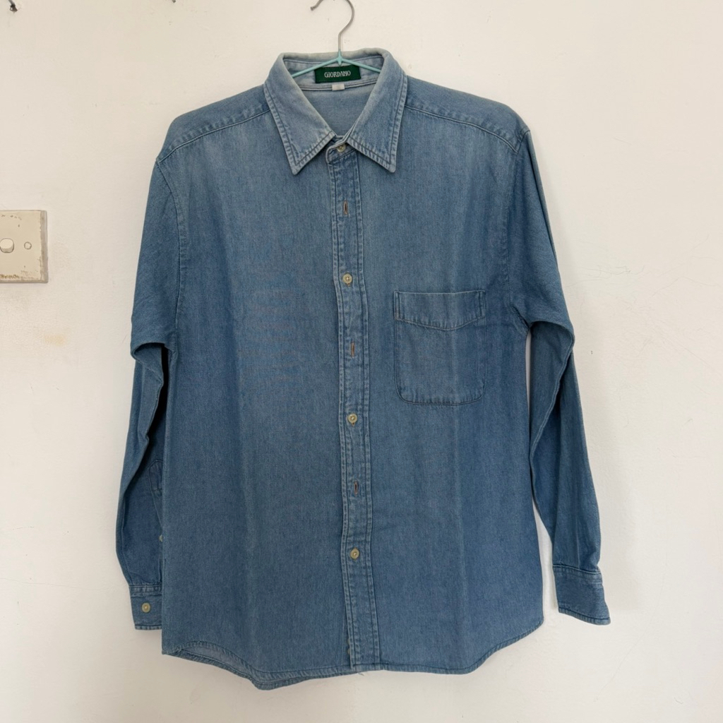 Kemeja Jeans Pria | Giordano