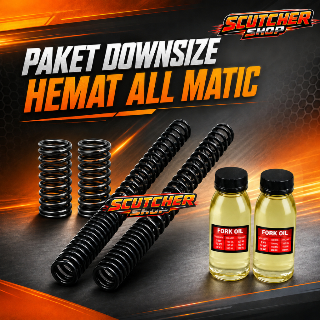 [ PAKET HEMAT ] PAKET LOWERING KIT DOWNSIZE ALL MATIC BEAT VARIO SCOOPY STYLO PCX ADV SCOOPY SPACY M