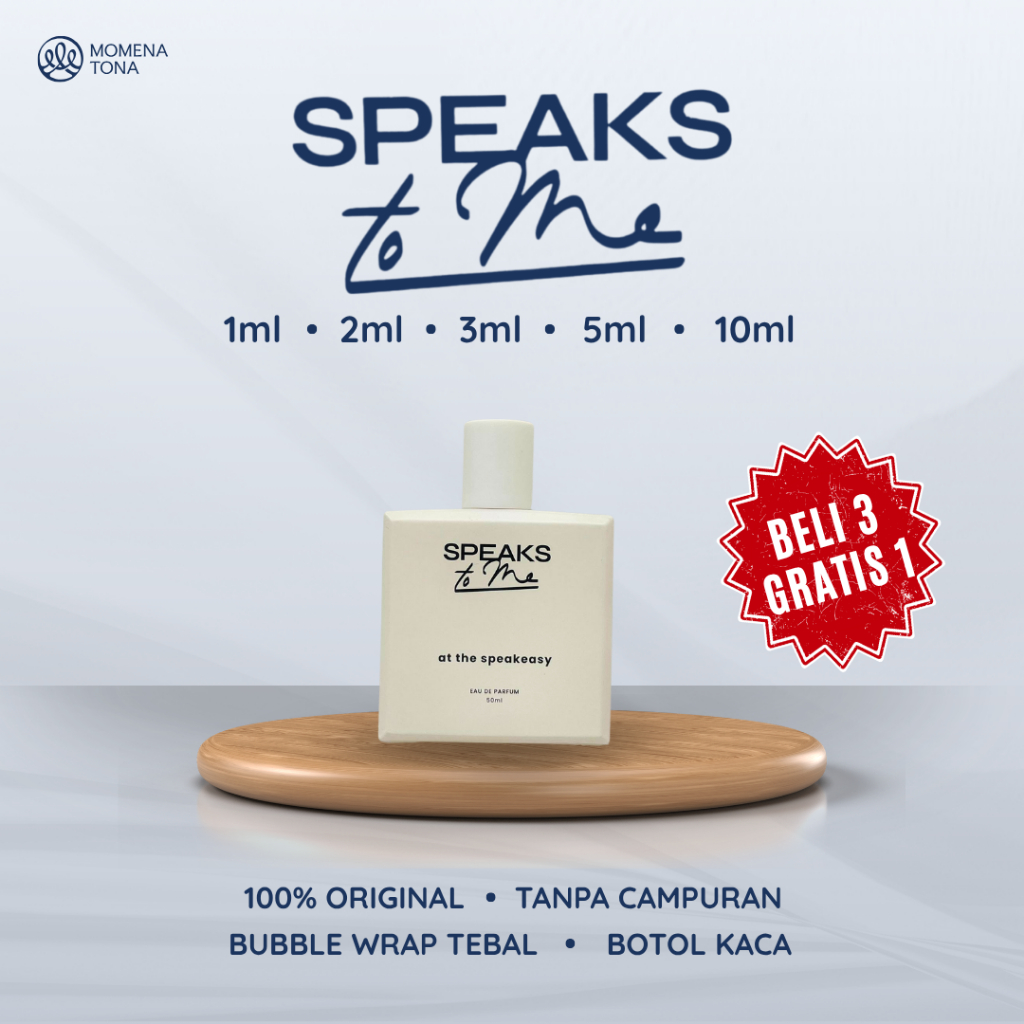 Decant Share Speaks to Me At the Speakeasy ORI Parfum Wanita Unisex Wangi Tahan Lama Travel size 1ml