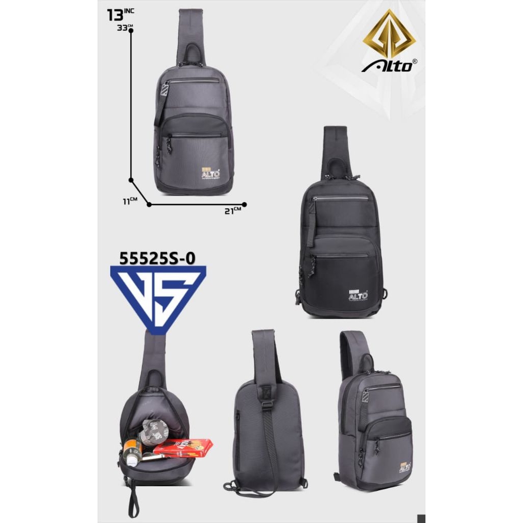 Alto 55525A-0 Tas Selempang Pria Travel Alto / Tas Sling Bag / Tas Bahu