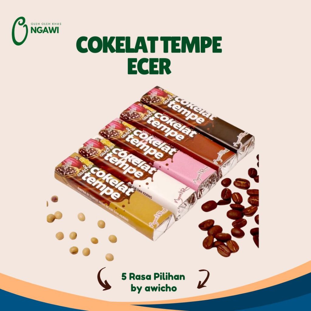 My_Genz Awicho Cokelat Tempe Ori, Original Ngawi, Camilan Ngawi, Oleh Oleh Khas Ngawi, Coktem Pack