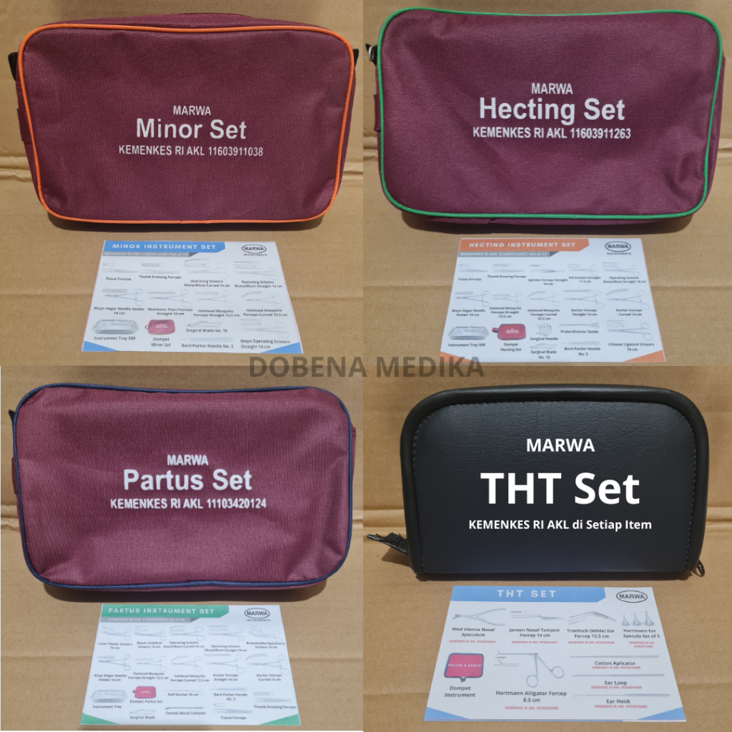 Minor Set Hecting Set / Partus / THT / Procedure Medis