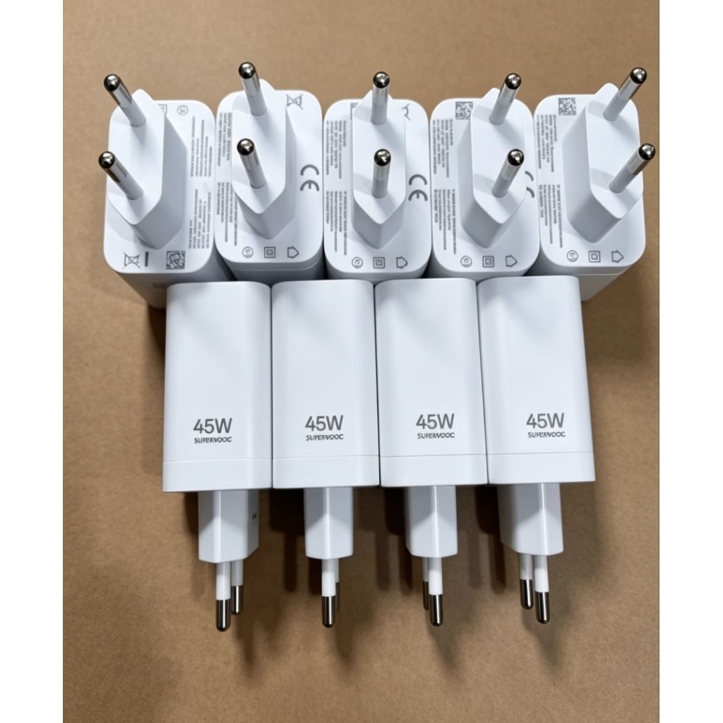 CHARGER OPPO ORIGINAL 45W SUPERVOOC  BAWAAN HP - BATOK OPPO 45WATT 100% ORIGINAL