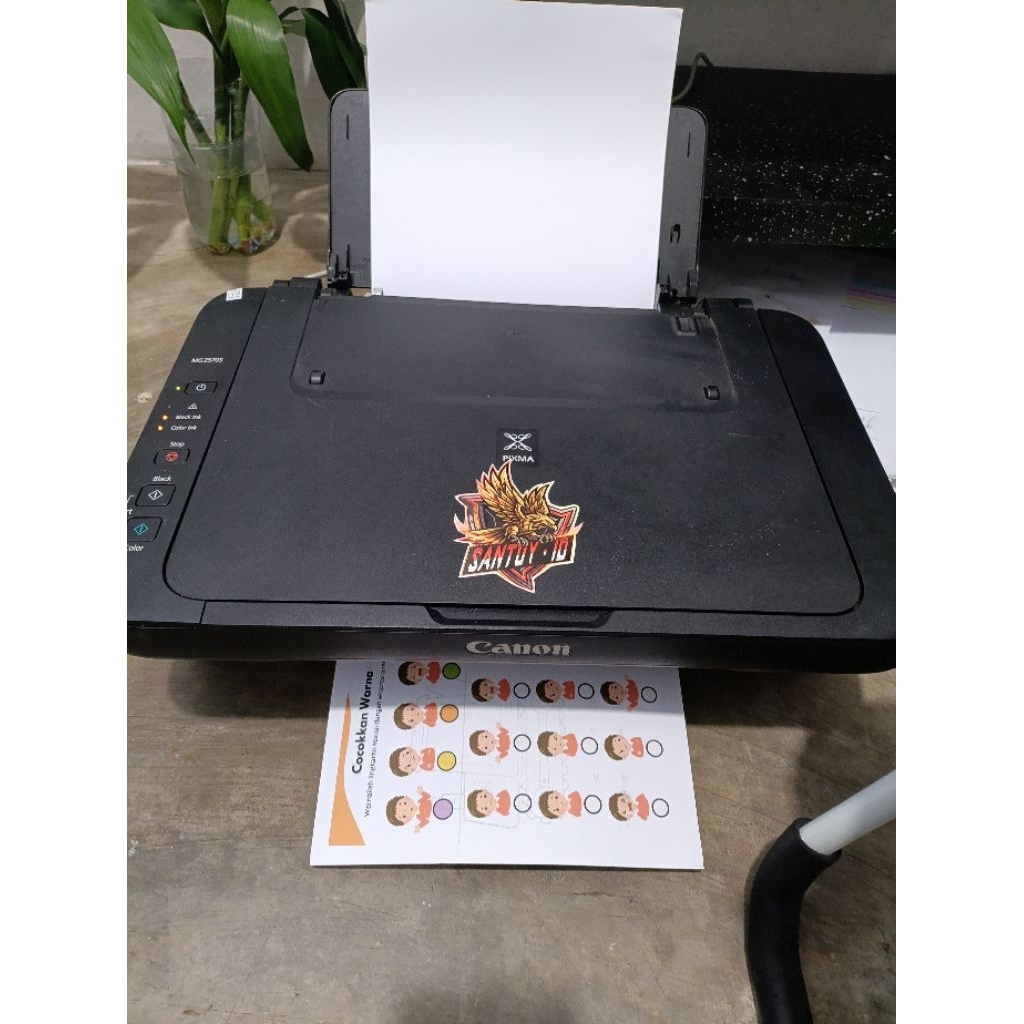 Printer Canon MG 2570s Second Print Scan, Kondisi Normal, siap pake, hasil print bagus