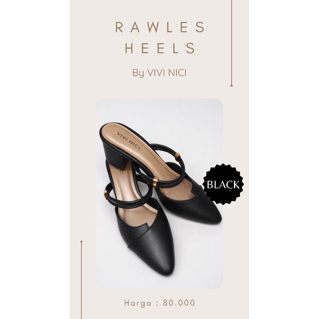 PRELOVED RAWLES HEELS By VIVI NICI