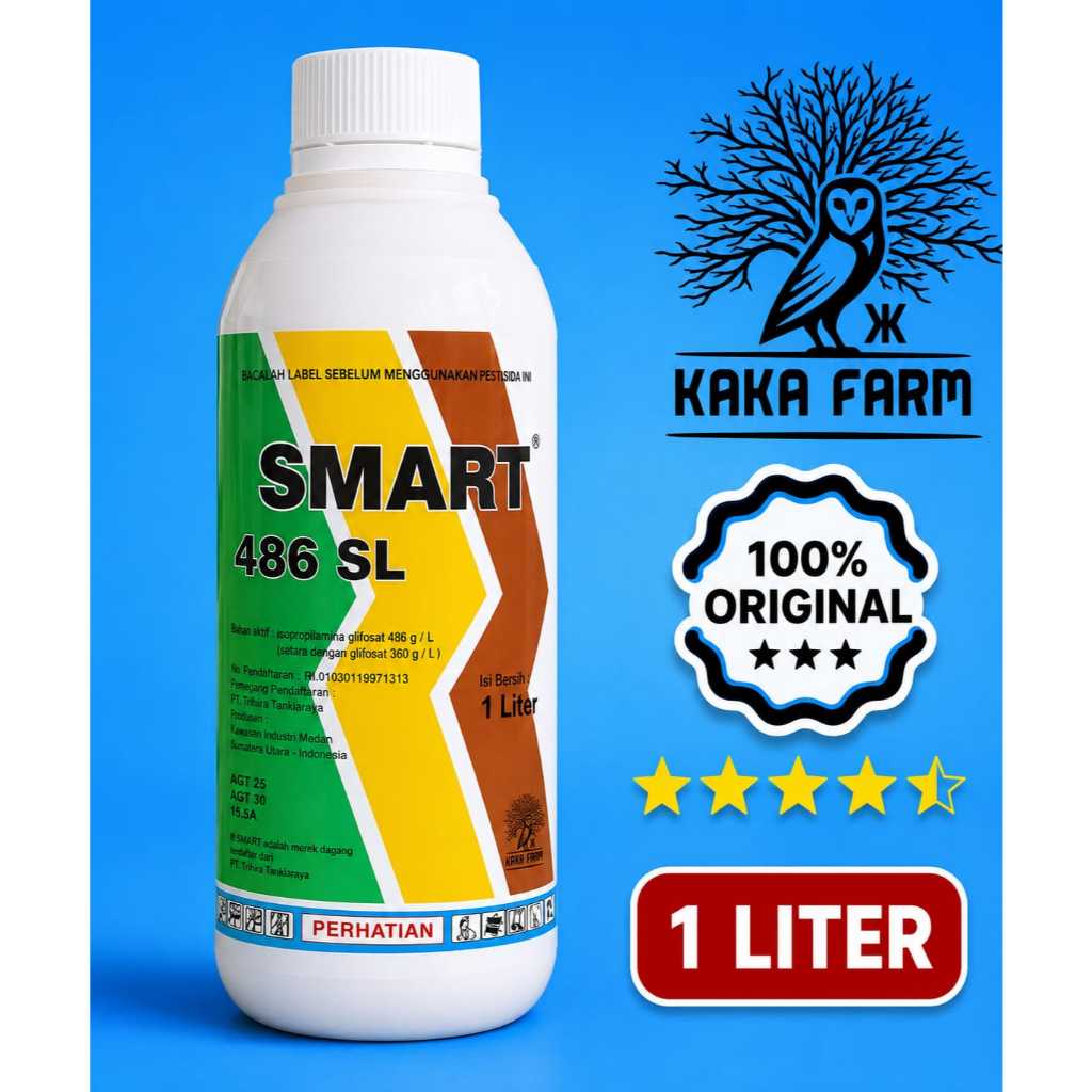Herbisida Sestemik Smart 486SL Isi 1ltr