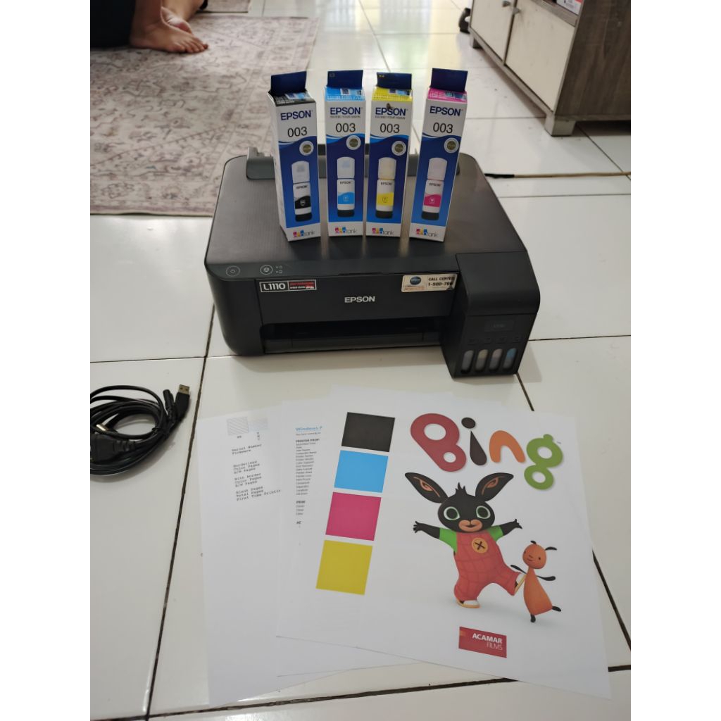 Printer Epson L1110 second / bekas normal full nozzle