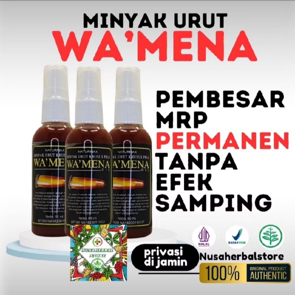 MINYAK TIGA JARI WAMENA oil Pembesar Kuat pria tahan l4ma pria