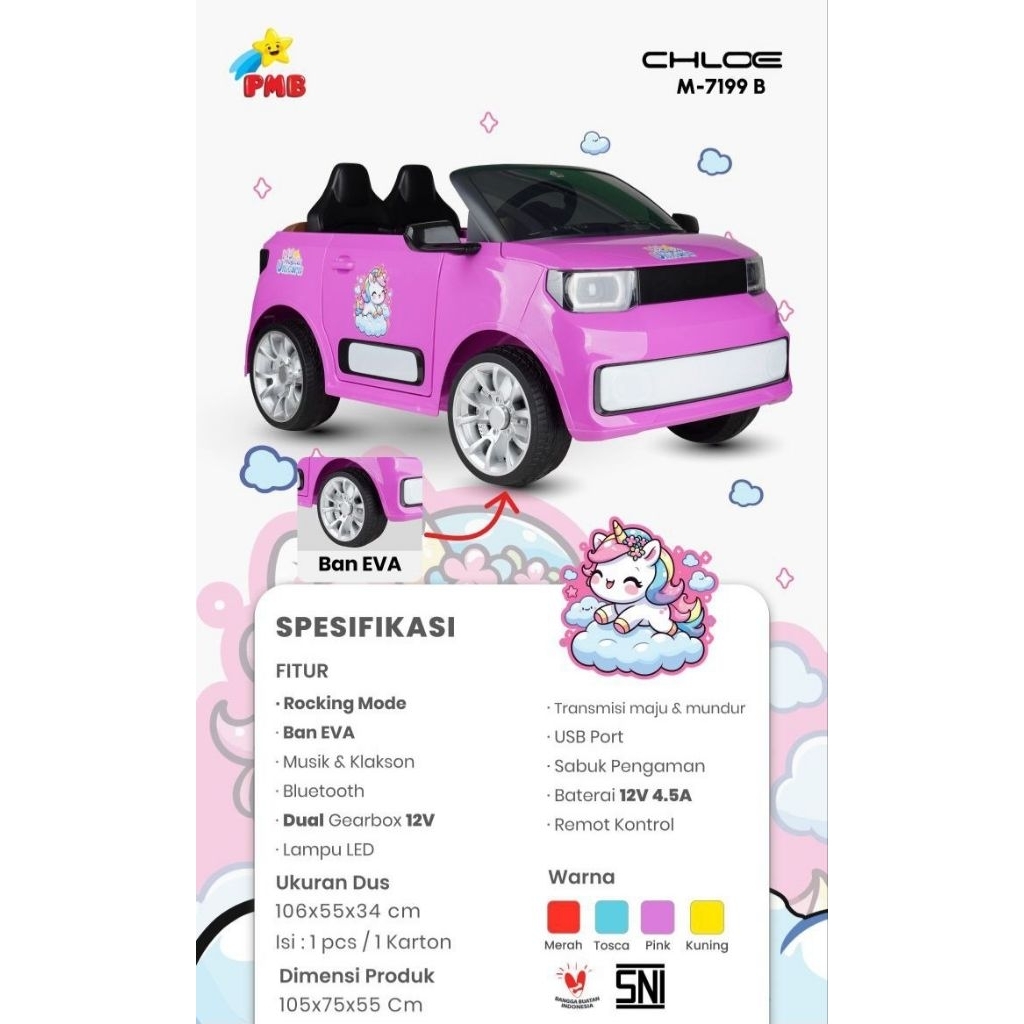 Mobilan Aki Ban Eva M-7199B wuling