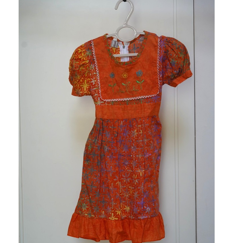 Dress Batik Anak Perempuan Nilasari Size S Brand New