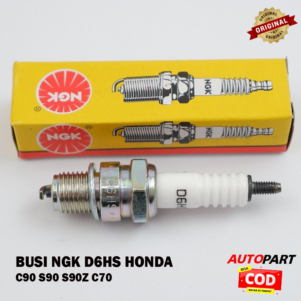 Busi Motor RACING  NGK D6HS Drat besar Grand