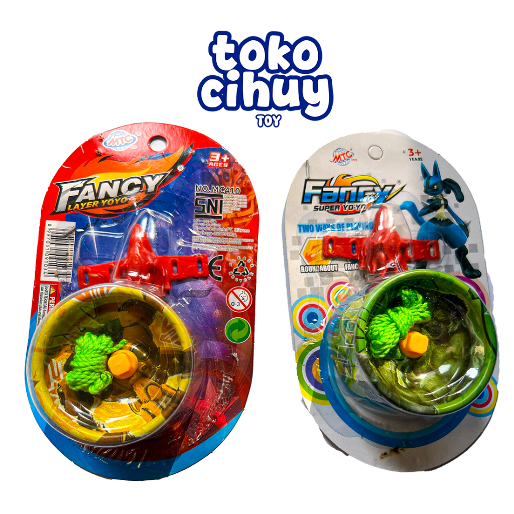 Mainan Anak YoYo Plastik Karakter Superhero Murah / Yoyo Tali Tradisional Jadul Edukasi Anak Cowok C