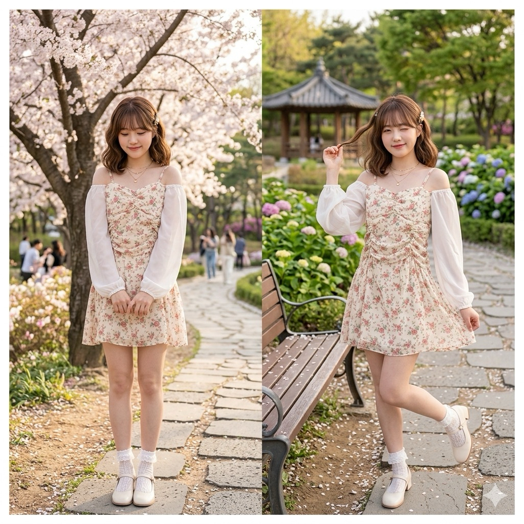 DRESS BUNGA MINI ATASAN PINK SABRINA VICTORY KERUT KOREANSTYLE BKK VINTAGE Y2k