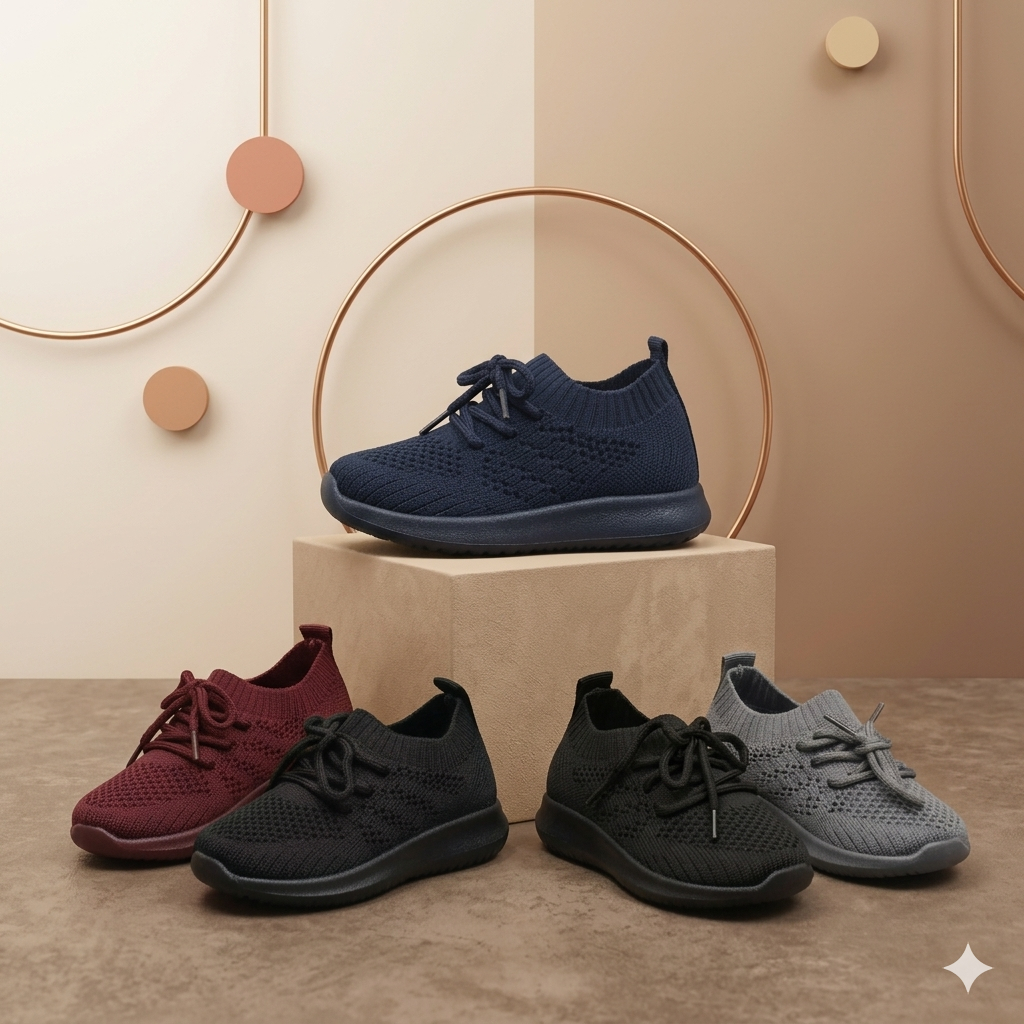 SEPATU RAJUT BAYI ANAK COWOK CEWEK SLIP ON AEL ANAK LAKI PEREMPUAN SEPATU SLOP RINGAN IMPORT MURAH