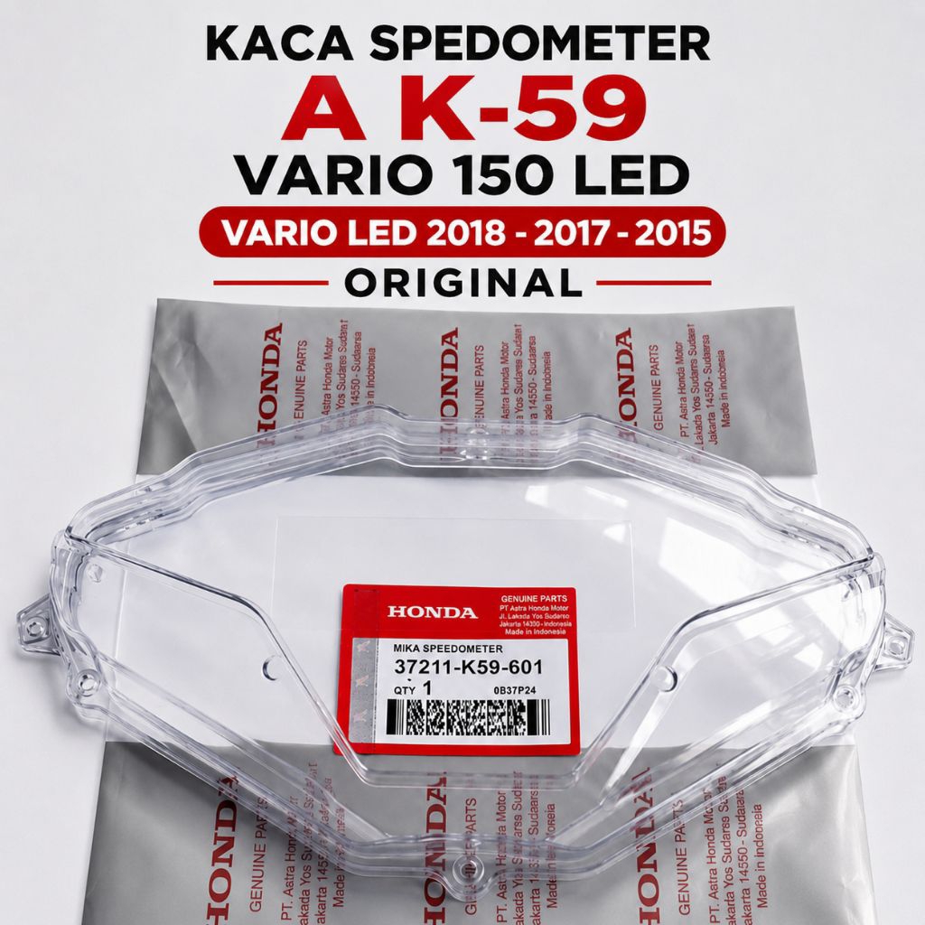 KACA TUTUP SPEEDO METER  A-K59  VARIO 150 LINE  VARIO 125 LED - 2018- 2017 - 2015 OLD 100% ORIGINAL