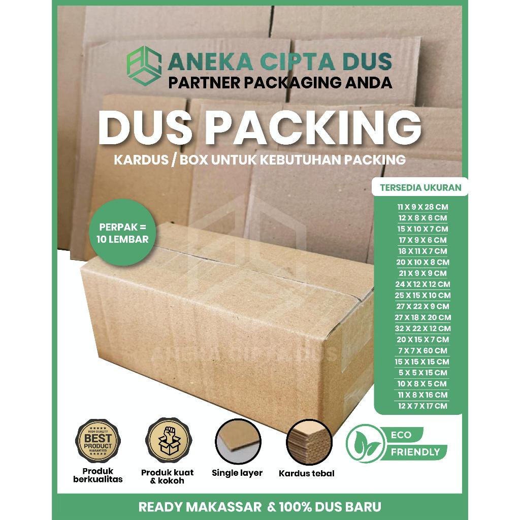 (10 Lembar) BULK PACK BANYAK UKURAN CM KARDUS | BOX | KARTON PACKING / DUS BARU / DUS PENGERIMAN / 1