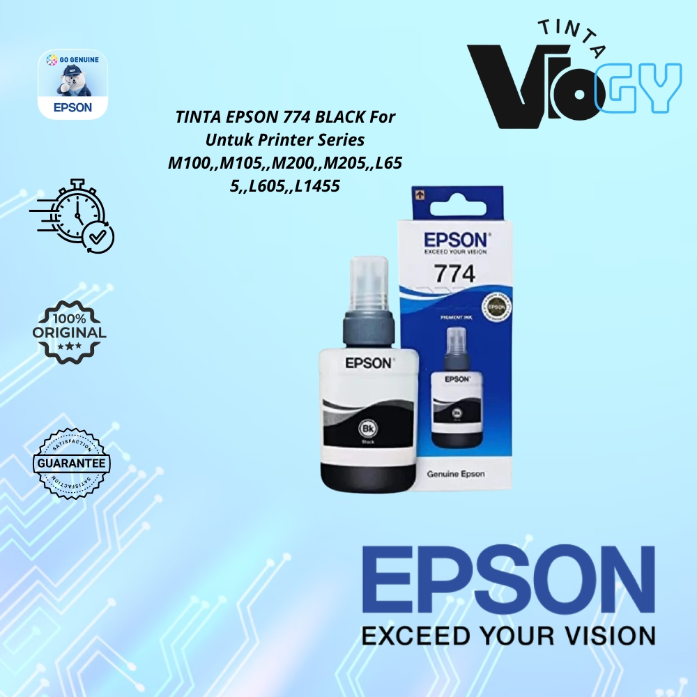 Tinta Epson T774 / T7741 - 774 Tinta Epson M series (M100/M200) 140ml (C13T774100)