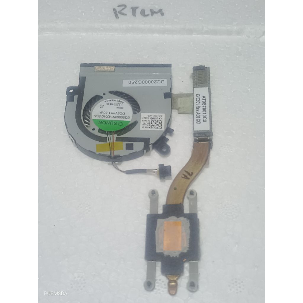 DELL XPS 12 MODEL: P205 FAN HEADSING
