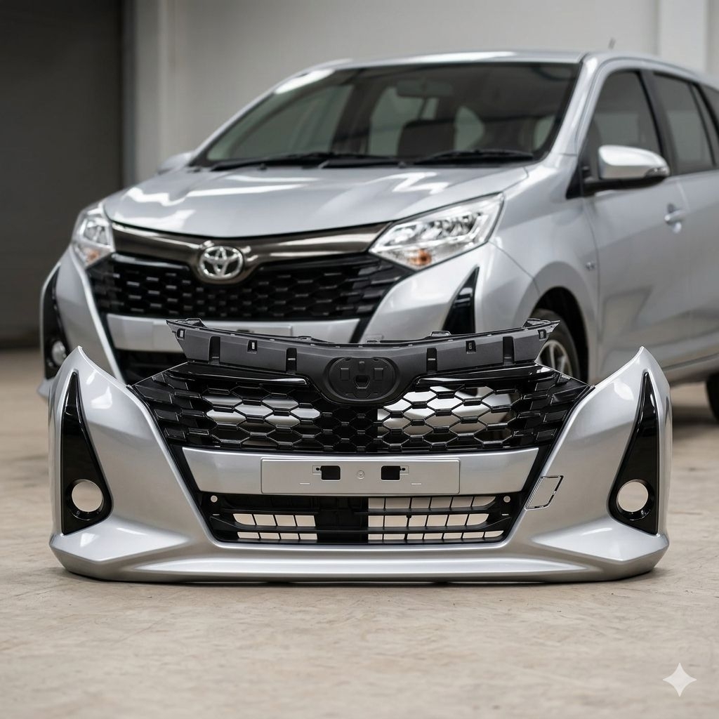 Bemper depan calya facelift original