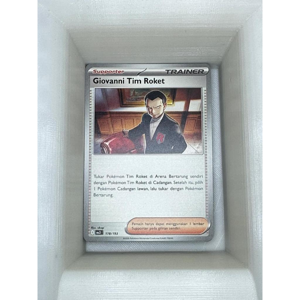 Pokemon Indonesia Giovanni Tim Roket 178/193 Ma3 Mega Impian