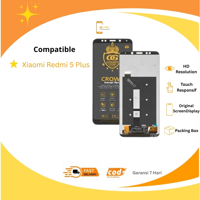 LCD TOUCHSCREEN XIAOMI REDMI 5 PLUS / LCD REDMI 5+ ORIGINAL FULLSET