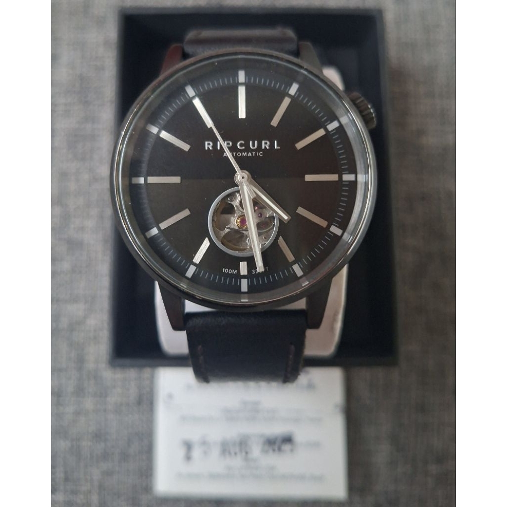 Jam rip curl a24 drake automatic kulit garansi