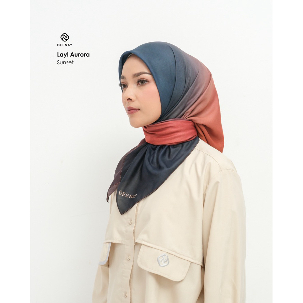 Deenay Layl - Hijab Deenay Motif Gradasi