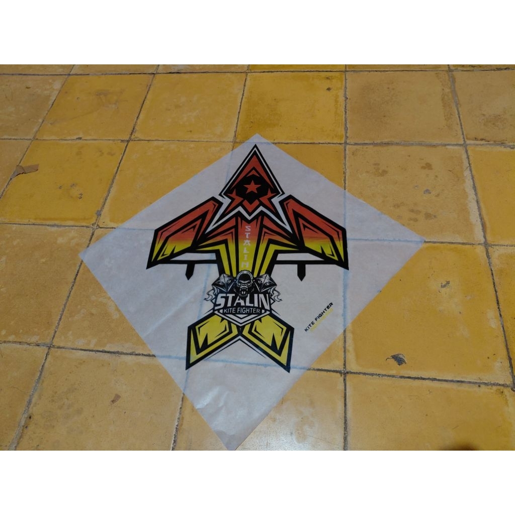 KERTAS LAYANGAN 2 WARNA