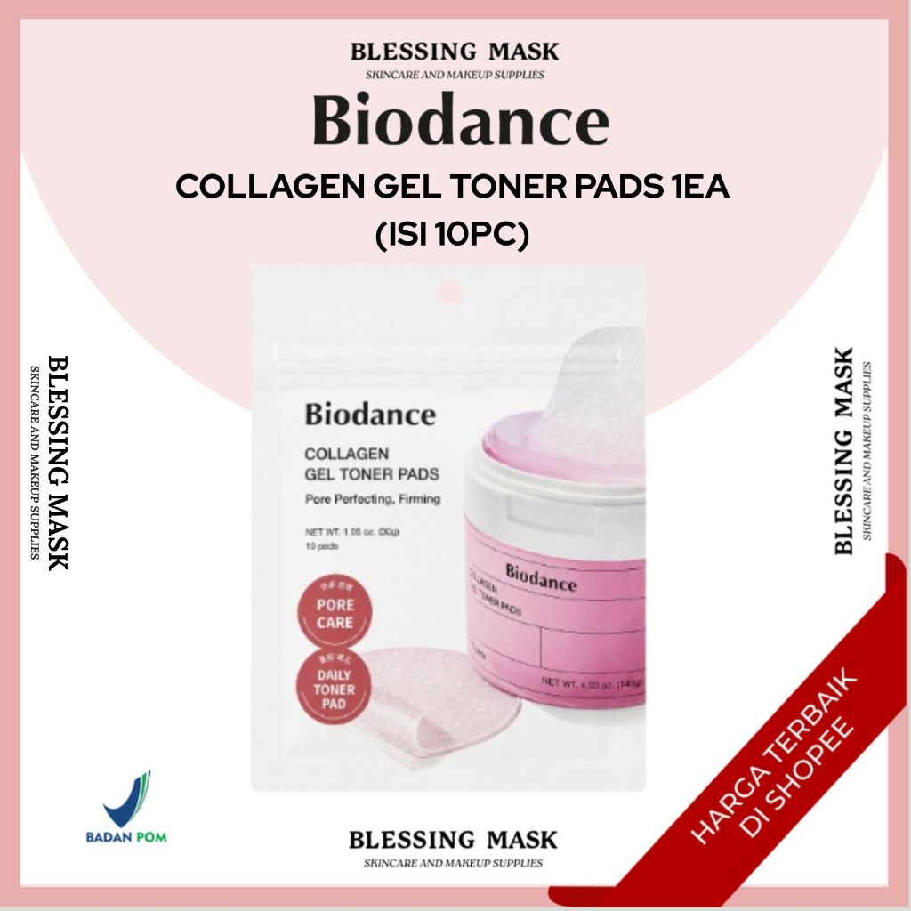 Biodance collagen gel toner pads  30g (isi 10pads) | Blessingmask