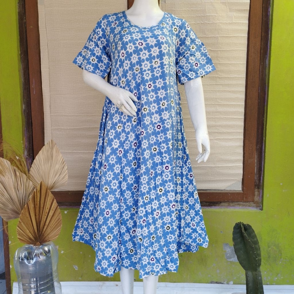 HUZA Batik (Ld120,Pb115) Daster Klok Clt 100 % ORI Asli Pekalongan