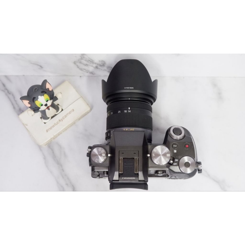 Panasonic Lumix G7K + Lensa Lumix G Vario 14-45mm Fullset Box