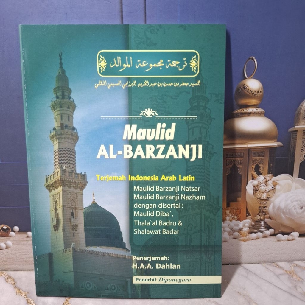 Terjemah Maulid Al-Barzanji kertas Hvs Penerbit Cv Diponegoro